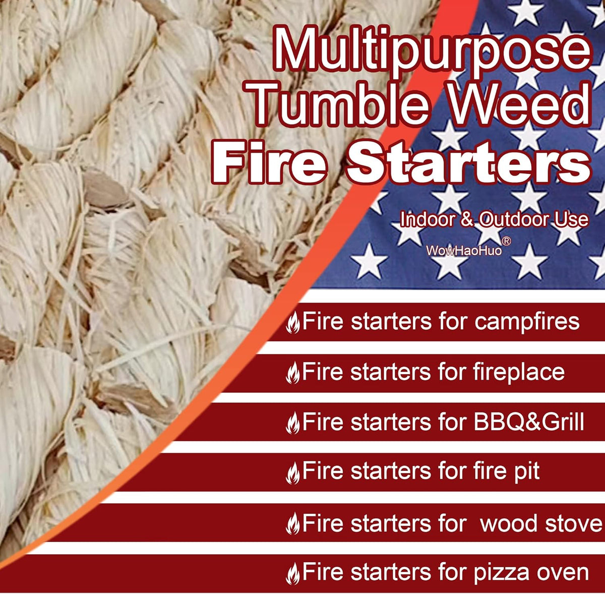 165Pcs Fire Starters for Fireplace, Campfire, BBQ, Grill Starter - All-Weather Firestarter - Charcoal Starter for Indoor and Outdoor