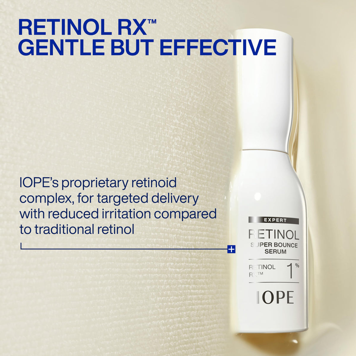 IOPE Retinol Serum in Deep Collagen Gel Mask 5 Set | Double-Layered Hydrogel Sheet for High Adhesion, A Full Bottle of Retinol RX 1% Serum, Intense Firming & Plumping, Anti-Aging, Korean Skincare
