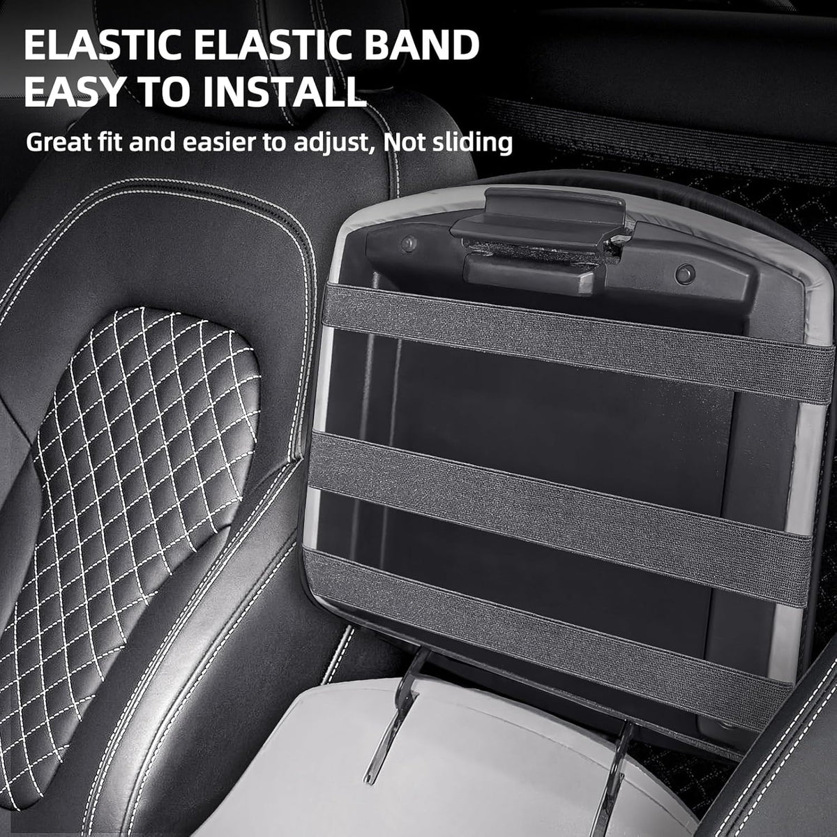 Center Console Cover Fit for 2009-2015 Pilot, Comfortable Armrest Cover Protector Customized Car Accessories, Well-Make PVC Leather Armrest lid Cover for 2009-2015 Pilot （Black）