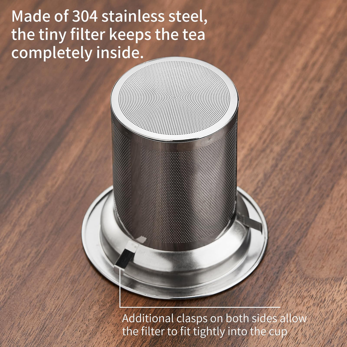 DOPUDO Glass Tea Cup with Infuser and Lid, 14.5oz/450ml Large Borosilicate Glass Teacup with Stailess Steel Filter, Clear Mug for Loose Leaf Blooming Tea, Dishwasher Safe - Tea Maker Gift.