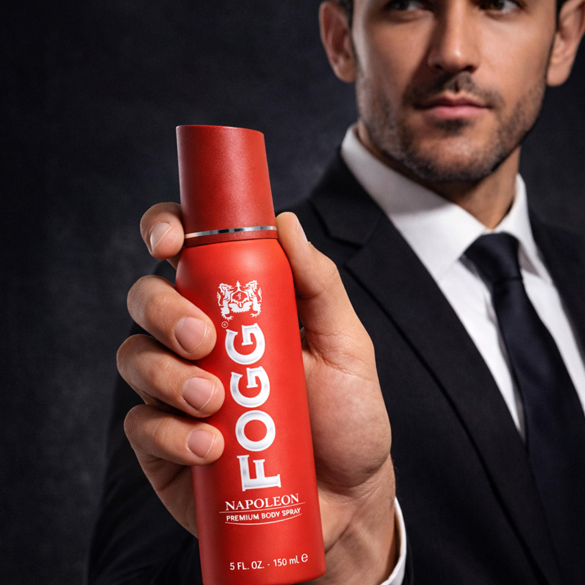Napoleon by Fogg - Perfume-Based Body Spray for Men - Spicy Woody Fragrance Body Spray - Opens with Notes of Bergamot, Aldehydes, and Rose - 5 oz