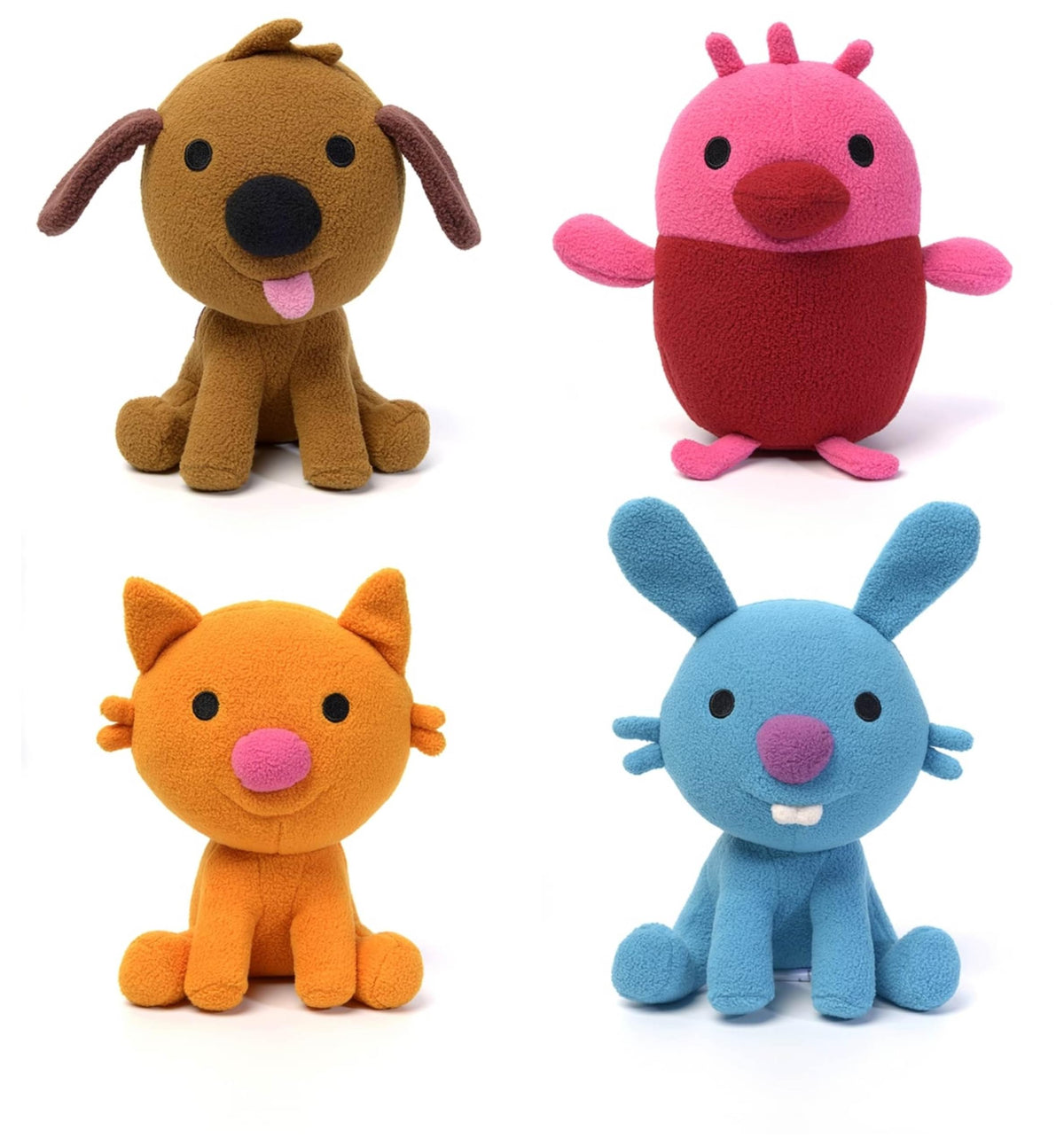 Sago Mini Plush Gift Pack with 4 Stuffed Animals & Transforming Playhouse
