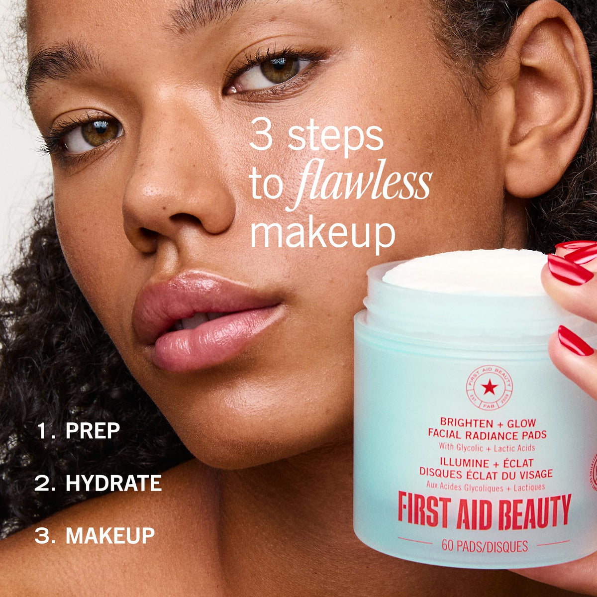 First Aid Beauty Brighten and Glow Facial Radiance Pads, 28 ct
