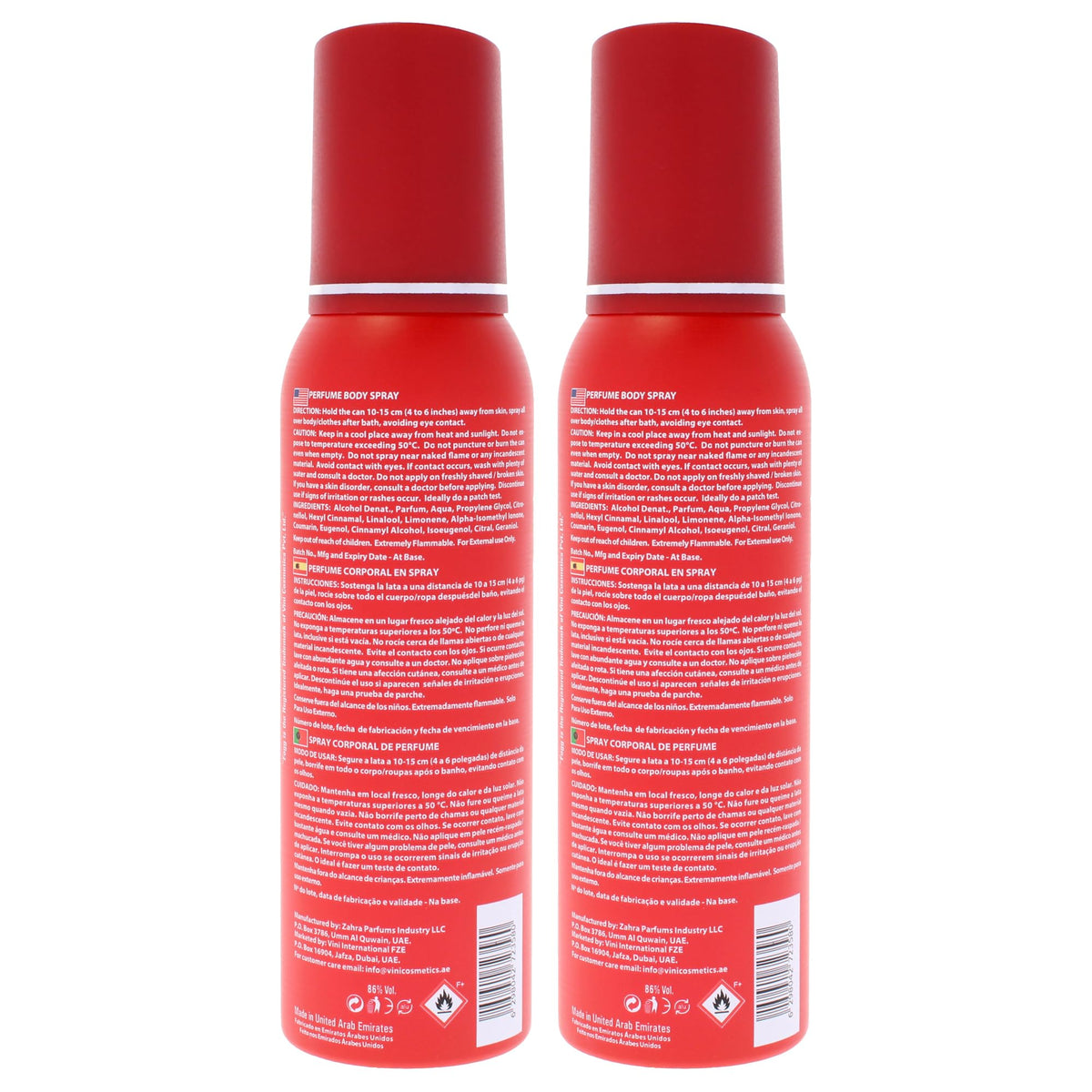 Napoleon by Fogg - Perfume-Based Body Spray for Men - Spicy Woody Fragrance Body Spray - Opens with Notes of Bergamot, Aldehydes, and Rose - 2 pc
