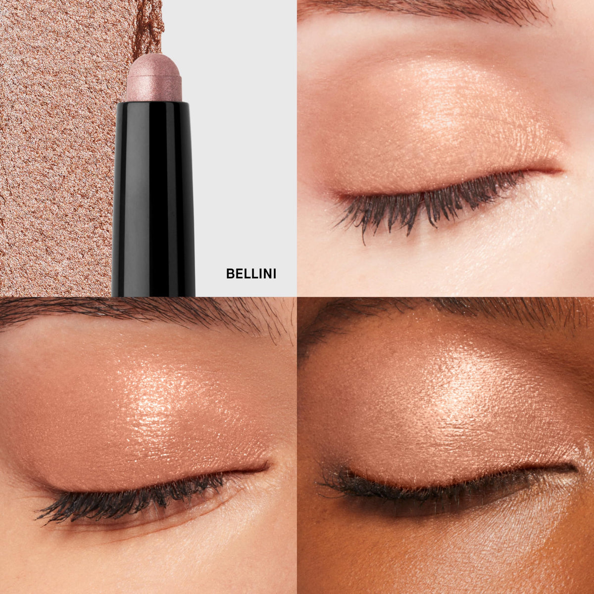 Bobbi Brown Long-Wear Cream Shadow Stick | 24-Hour Eyeshadow Stick | High-Pigment, Buildable Shades with Three Finishes, 0.05 Ounce, Bellini