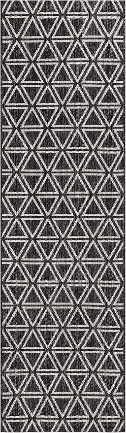 Keen Home Design Outdoor Runner Rug - 2x8 Washable Indoor/Outdoor Rug for Patio, Balcony, Kitchen, Garden, Beach, Deck and Porch. Size: 2'2" x 7'7"