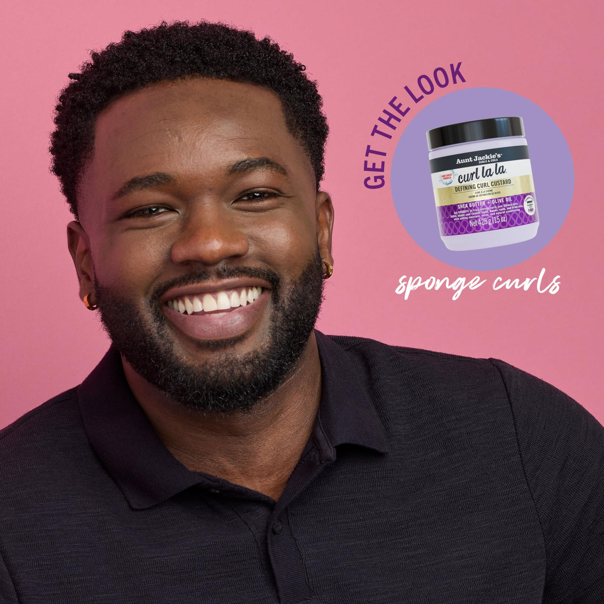 Aunt Jackie's Curl La La, Lightweight Curl Defining Custard, Enriched with Shea Butter & Olive Oil, Basic, 15 Ounce