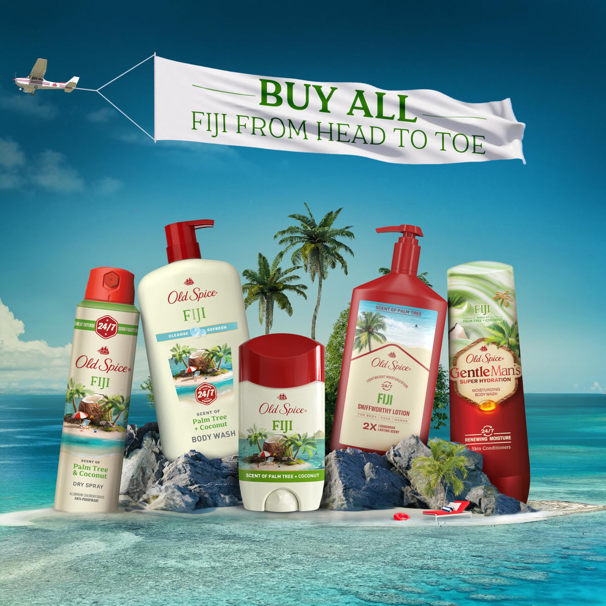 Old Spice GentleMan’s Super Hydration Body Wash for Men, Moisturizing Shower Gel for Dry Skin, 24/7 Renewing Moisture with Skin Conditioners, Fiji with Palm Trees + Coconut Scent, 20 oz