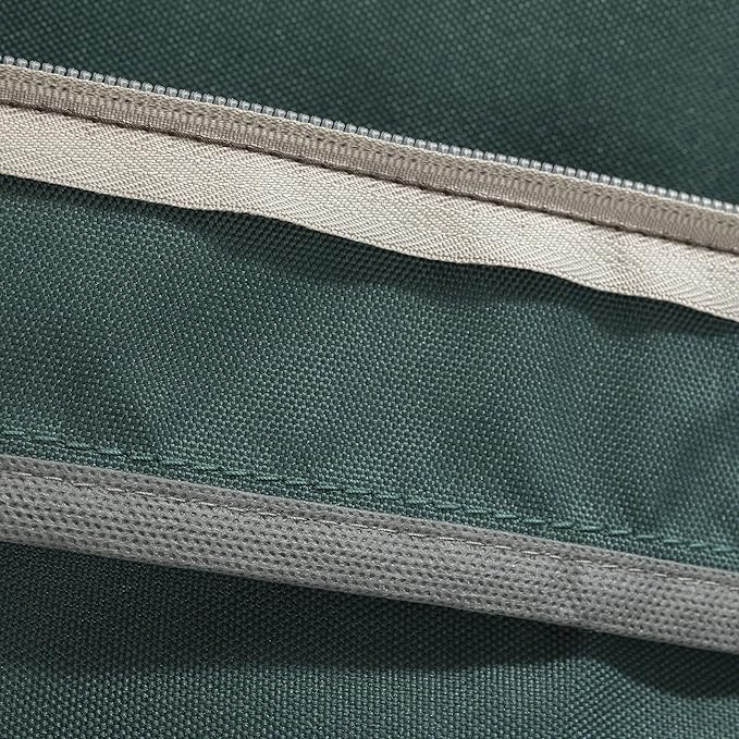 Classic Accessories Ravenna Water-Resistant 21 x 21 x 3 Inch Patio Seat Cushion, Mallard Green