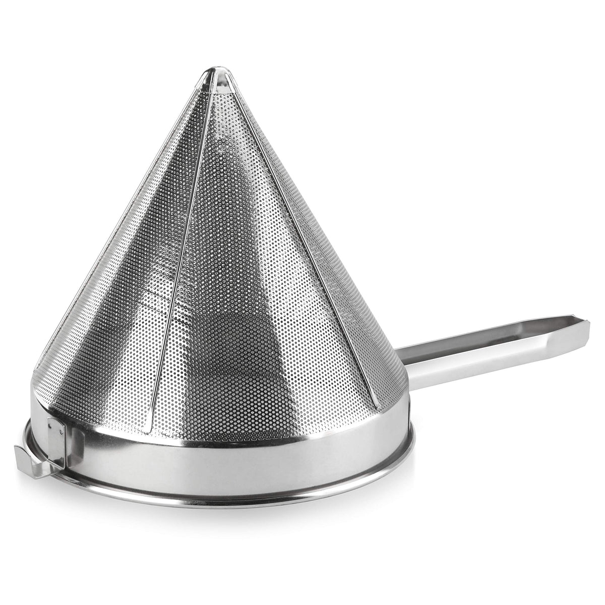 New Star Foodservice 34219 18/8 Stainless Steel China Cap Strainer, 7-Inch, Fine Mesh