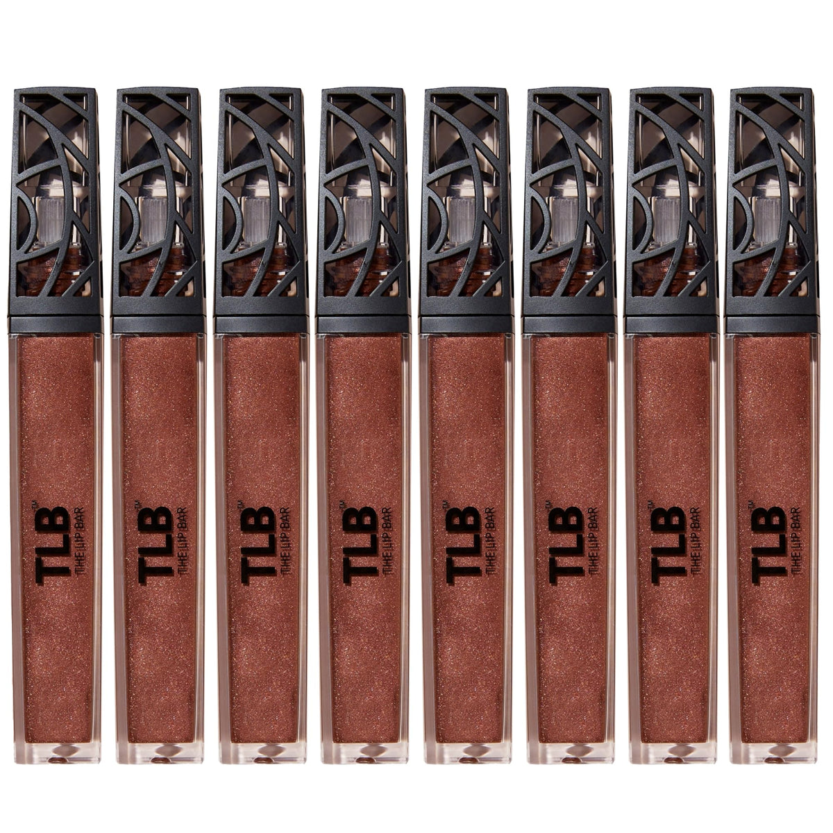 The Lip Bar Vegan Non-Sticky Lip Gloss, With Hydrating Shea Butter For A Lightweight, High Shine Finish, Extra - Brown Shimmer,