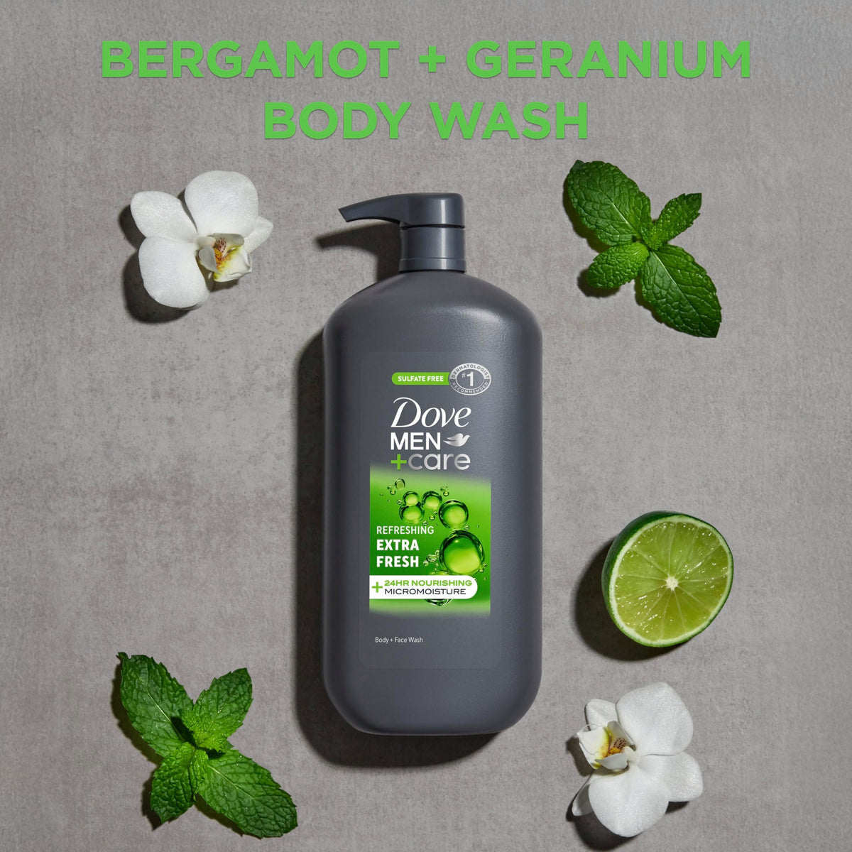 DOVE MEN + CARE Body & Face Wash Refreshing Extra Fresh Men's Body 30 oz