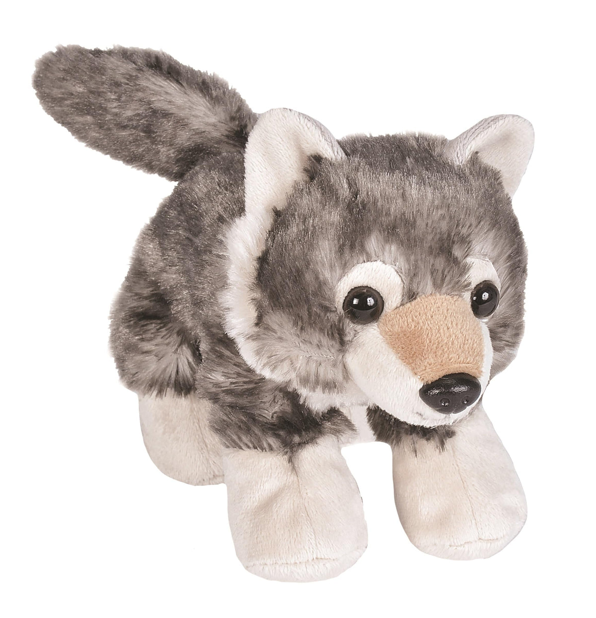 Wild Republic Hug’ems Mini Wolf Stuffed Animal - 7"