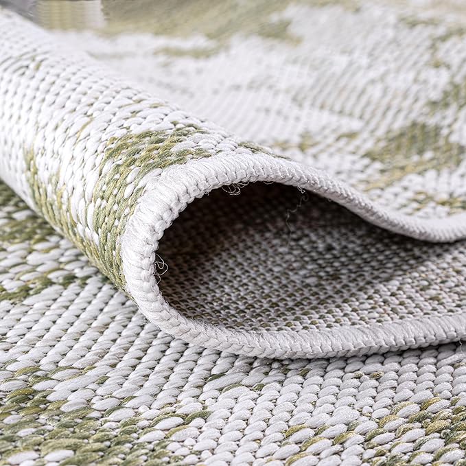 Keen Home Design Terrace Outdoor Runner Rug - 2x6 Washable Indoor/Outdoor Rug for Patio, Kitchen, Balcony, Beach, Garden, Deck and Porch, Size: 2'2"x5'7"