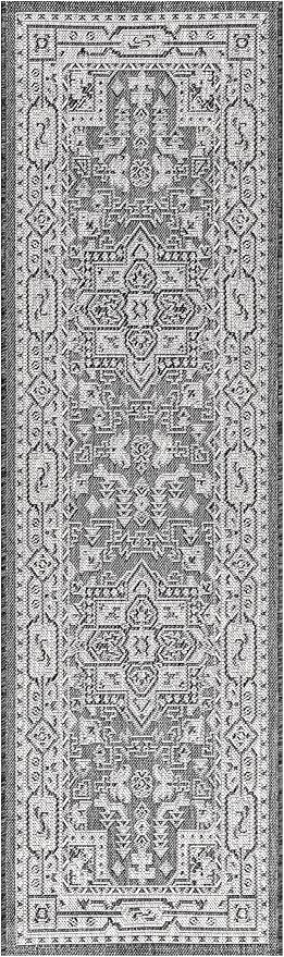 Keen Home Design Terrace Outdoor Runner Rug - 2x10 Washable Indoor/Outdoor Rug for Patio, Kitchen, Balcony, Beach, Garden, Deck and Porch, Size: 2'2"x9'11"