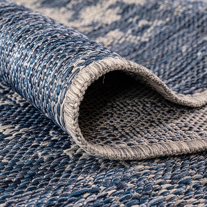 Keen Home Design Terrace Outdoor Runner Rug - 2x12 Washable Indoor/Outdoor Rug for Patio, Kitchen, Balcony, Beach, Garden, Deck and Porch, Size: 2'2"x11'10"