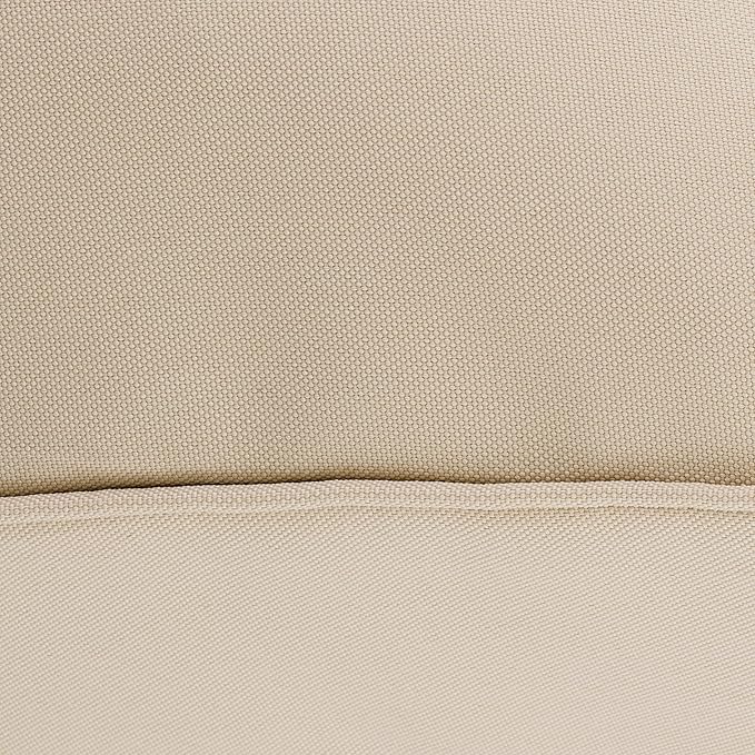 Classic Accessories Montlake Water-Resistant 21 x 22 x 4 Inch Patio Lounge Back Cushion, Antique Beige, Outdoor Loveseat Cushions