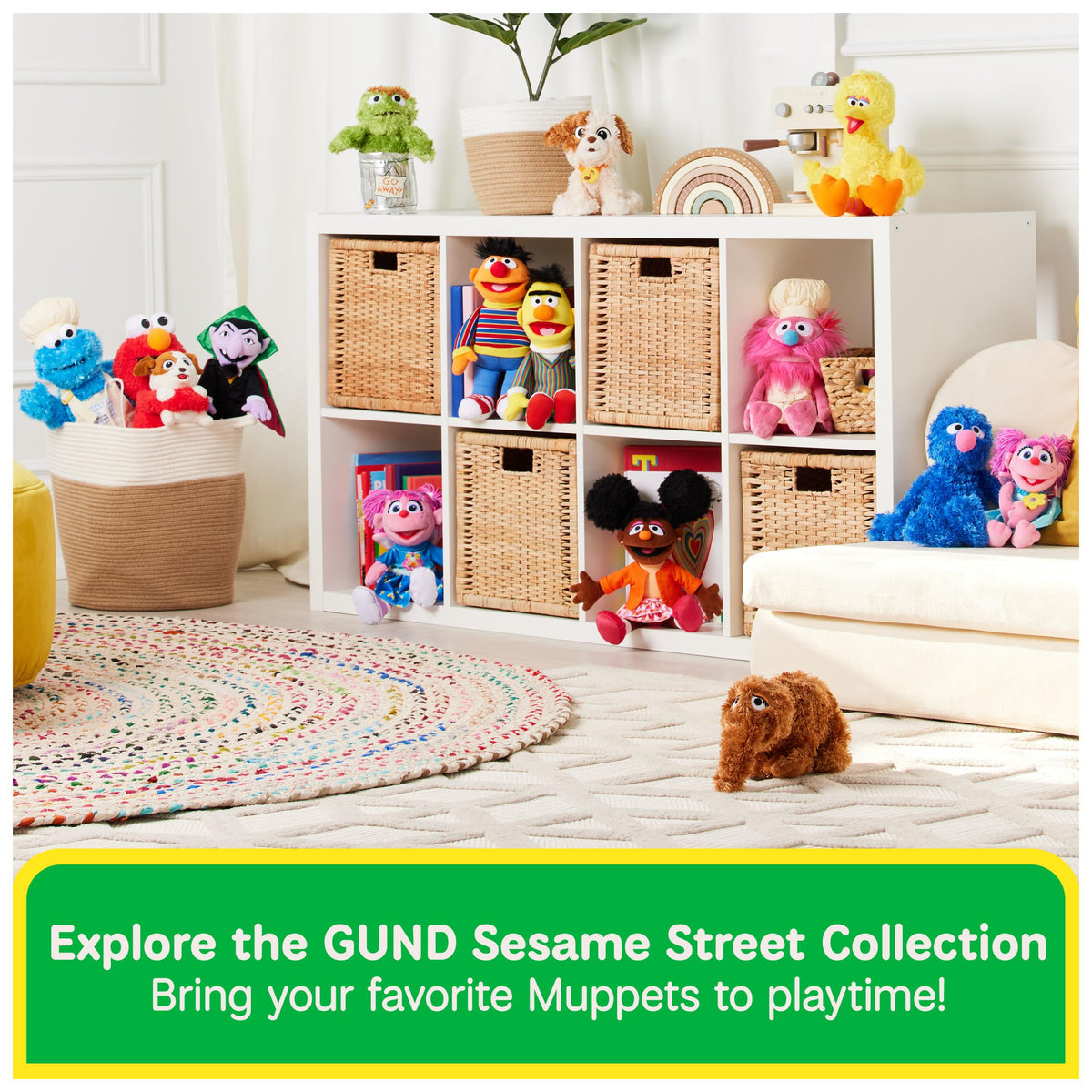 GUND Sesame Street Super Grover Toothpick 15-Inch Plush Toy, Ages 1+