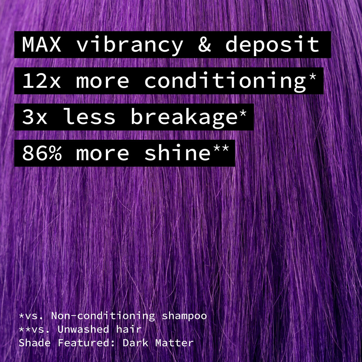 Pulp Riot Dark Matter Semi Permanent Hair Color – Electric Violet, 4 oz