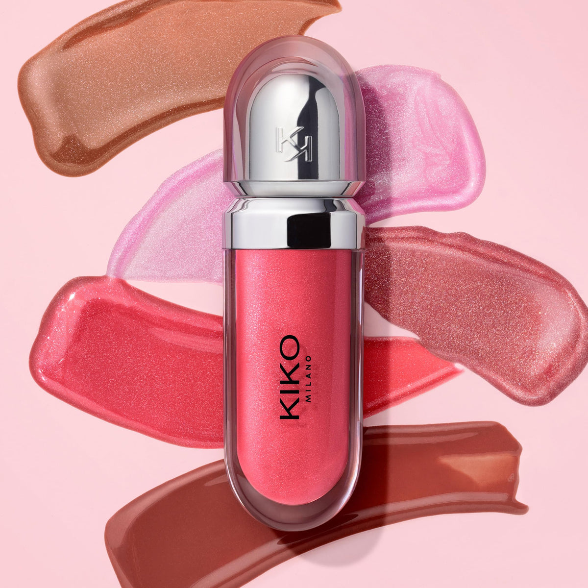 Kiko Milano 3D Hydra Lip Gloss, Hydrating Lip Gloss, 05 Pearly Pink