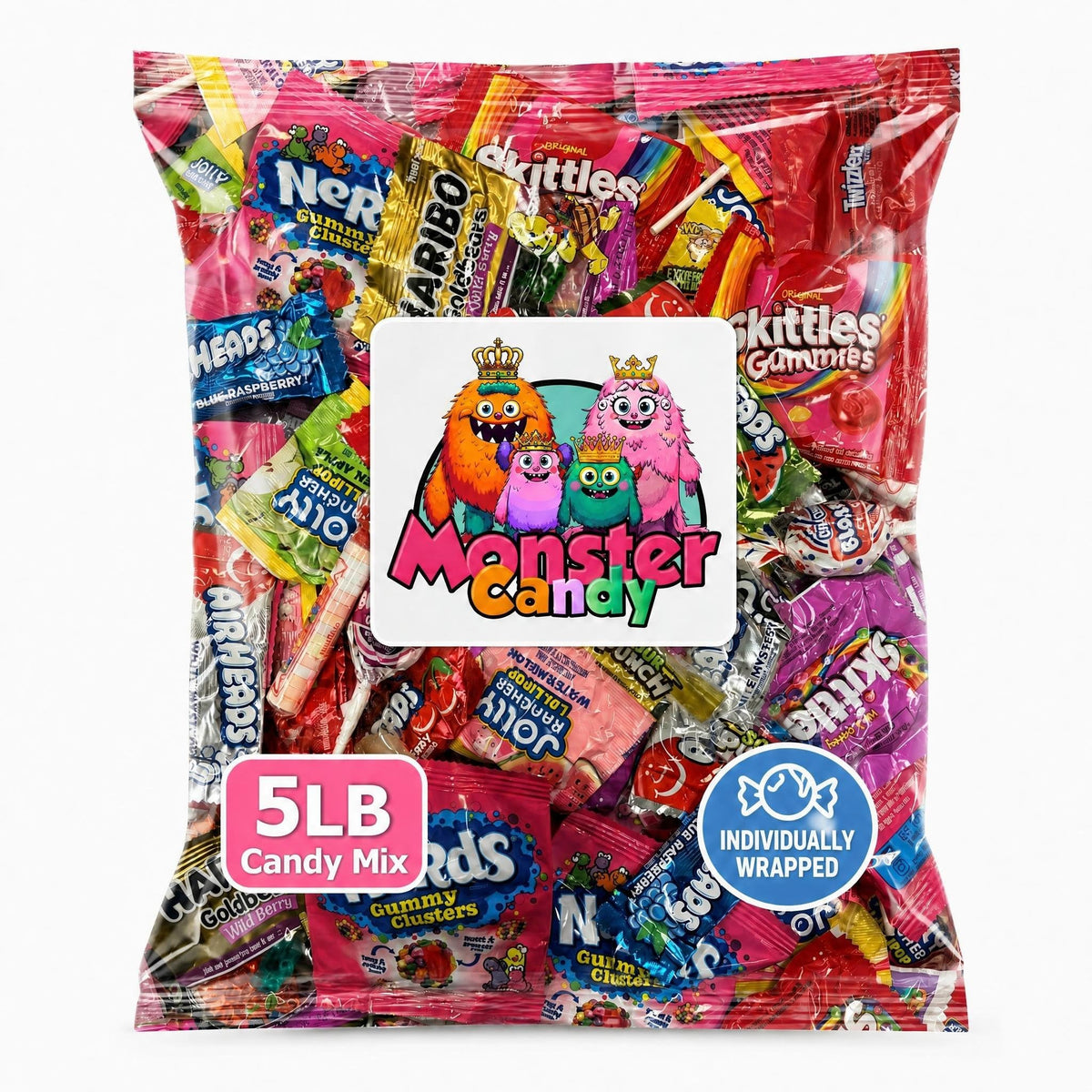 Party Favor Candy Mix - 5 lb Pinata Stuffers Candy Bulk - Goodie Bag Stuffers for Kids Party Favors - Variety Pack -Individually Wrapped Candies -