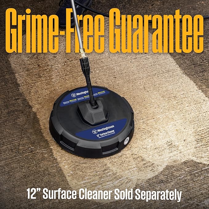 Westinghouse ePX3100 Electric Pressure Washer, 2300 Max PSI 1.76 Max GPM with Anti-Tipping Technology, Onboard Soap Tank, Pro-Style Steel Wand, 5-Nozzle Set, for Cars/Fences/Driveways/Home/Patios