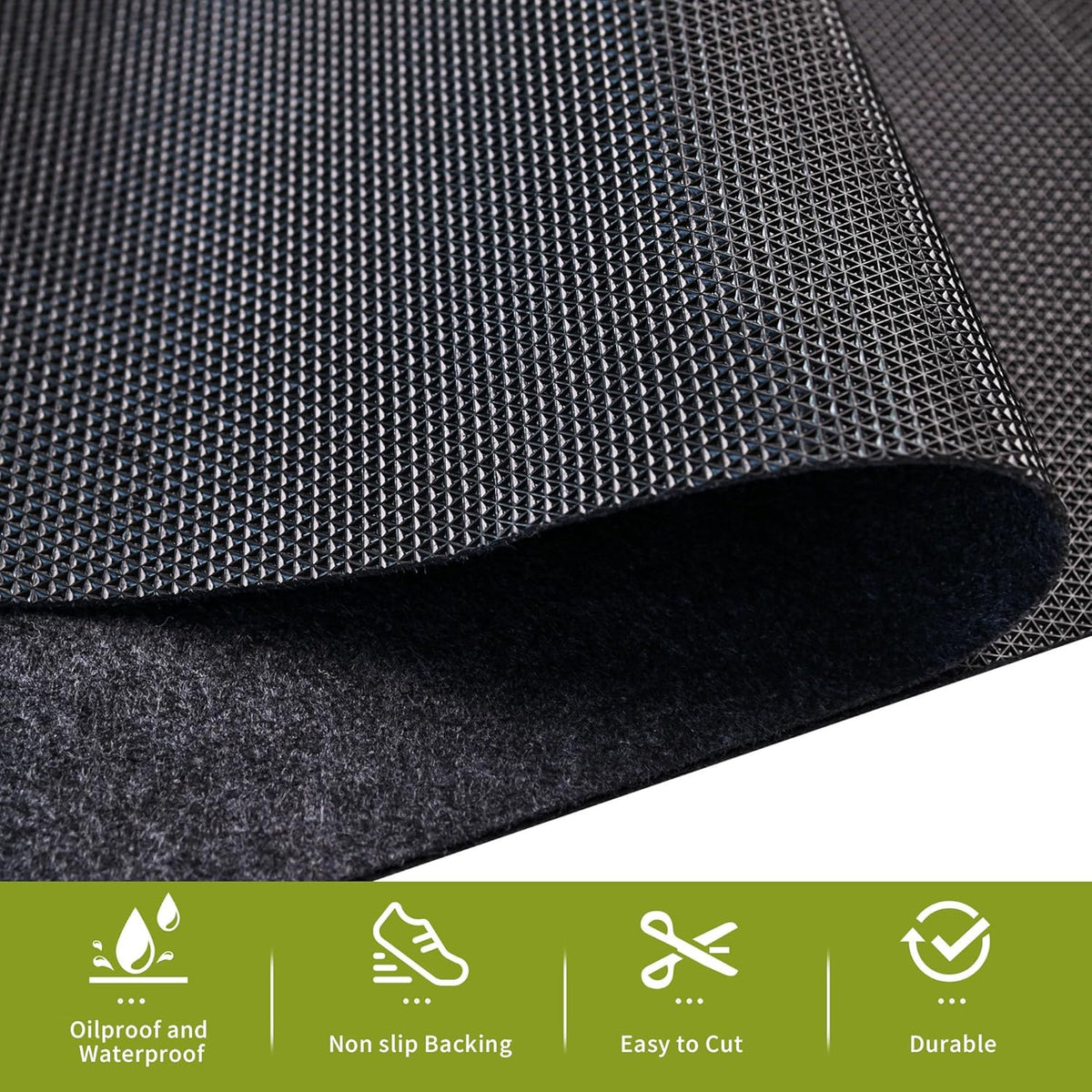 Oil Spill Mat - 96" x 48" Absorbent Oil Garage Floor Mat for Under Car - Protect Driveway from Drips, Spills, Stains, Reusable & Durable Garage Floor Protection Mat with Waterproof Backing