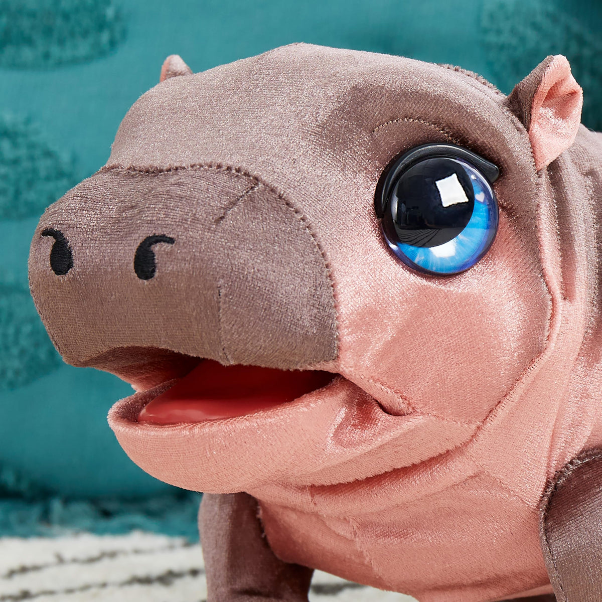 FurReal Sally The Silly Hippo Interactive Plush, Learns to Walk
