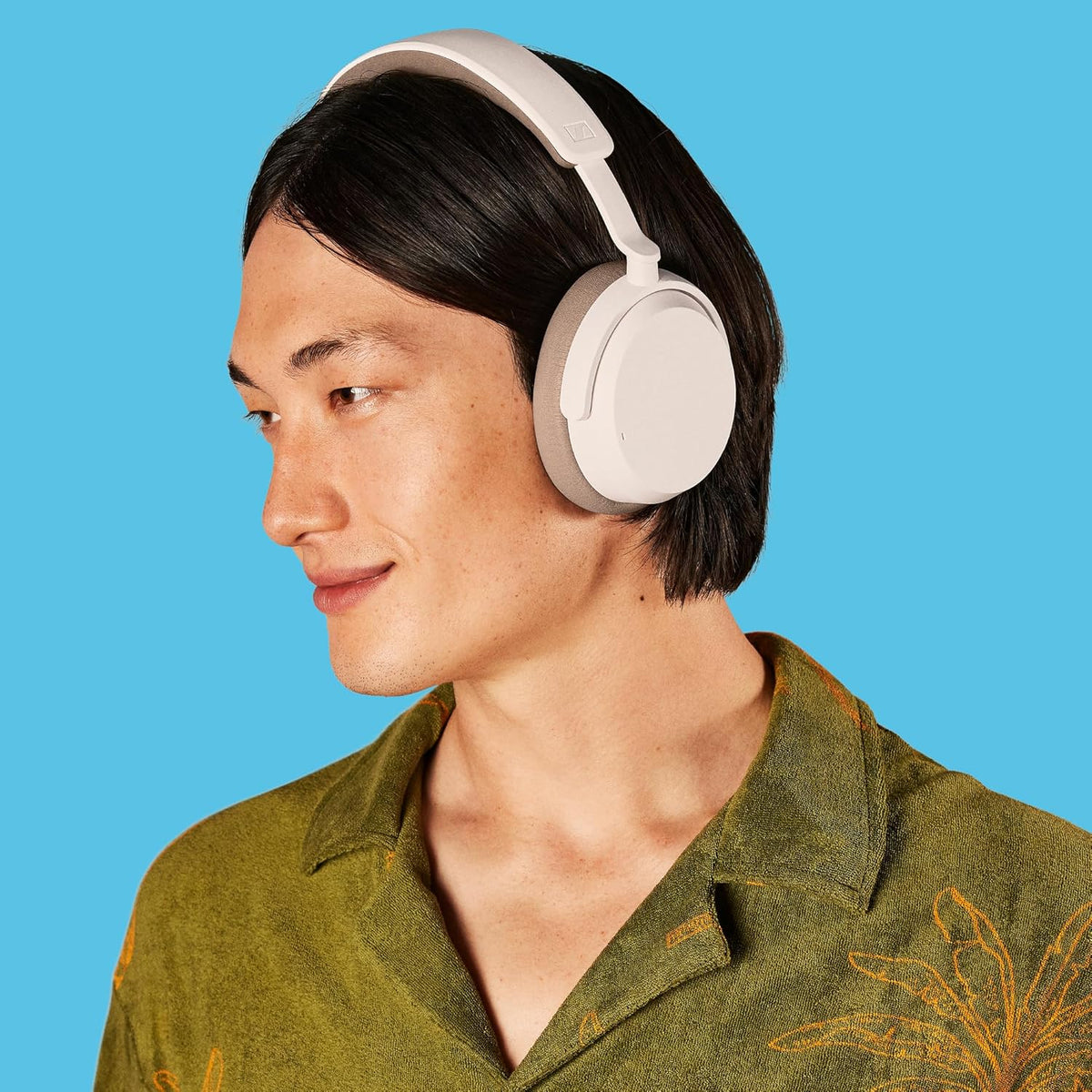 Sennheiser ACCENTUM Wireless Bluetooth Headphones - 50-Hour Battery Life, Audio, Hybrid Noise Cancelling (ANC), All-Day Comfort, White