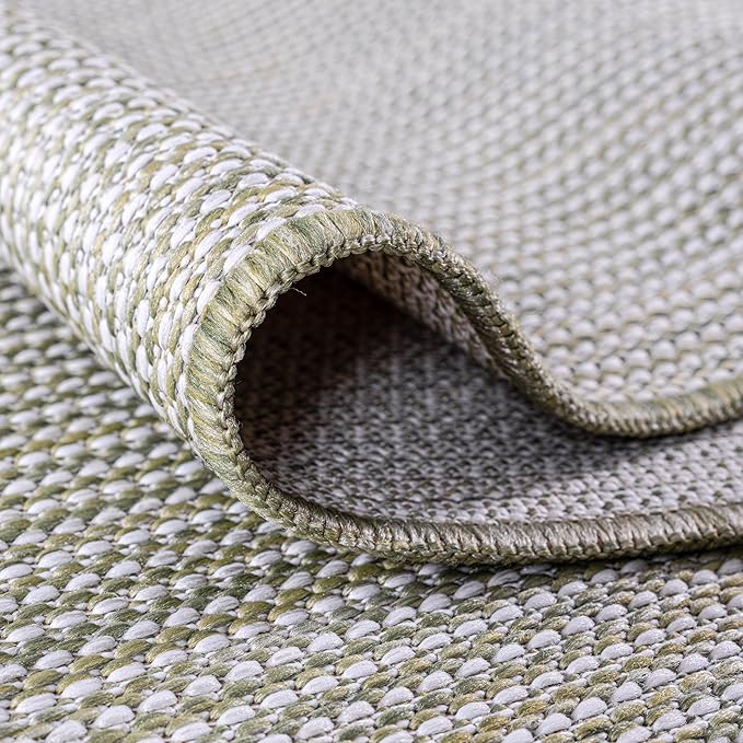 Keen Home Design Terrace Outdoor Area Rug - 4x6 Washable Indoor/Outdoor Rug for Patio, Kitchen, Balcony, Beach, Garden, Deck and Porch, Size: 3'10"x5'7"
