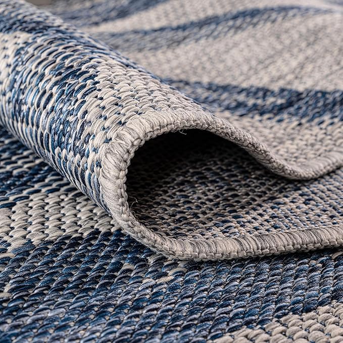 Keen Home Design Terrace Outdoor Area Rug - 6x9 Washable Indoor/Outdoor Rug for Patio, Kitchen, Balcony, Beach, Garden, Deck and Porch, Size: 6'x8'10"