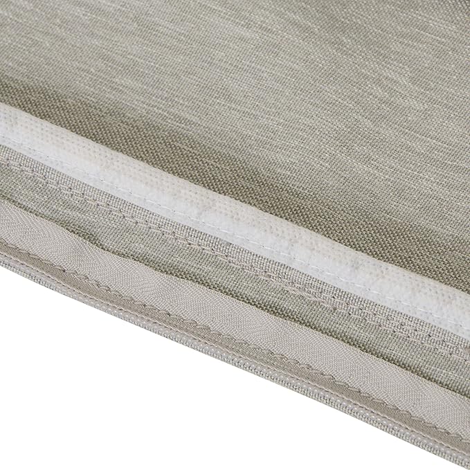 Classic Accessories Montlake Water-Resistant 21 x 20 x 4 Inch Patio Lounge Back Cushion, Heather Grey, Outdoor Loveseat Cushions