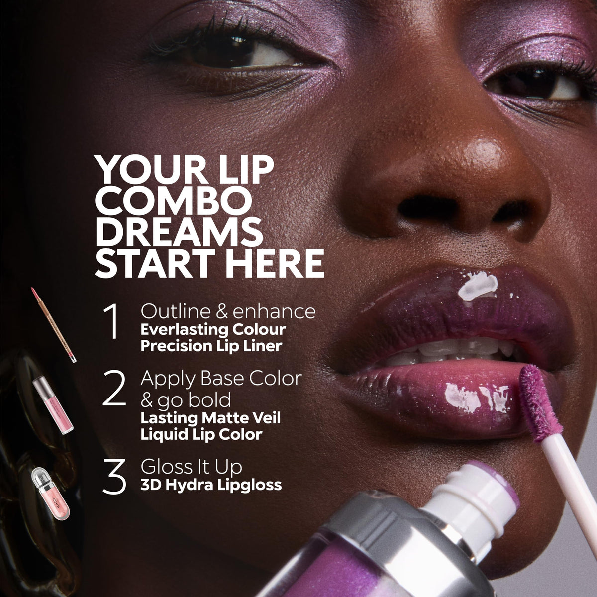 Kiko Milano 3D Hydra Lip Gloss, Hydrating Lip Gloss, 05 Pearly Pink