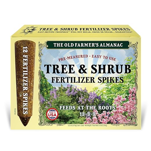 The Old Farmer's Almanac Tree & Shrub Fertilizer Spikes (Box of 12 Spikes - 3 Lbs)