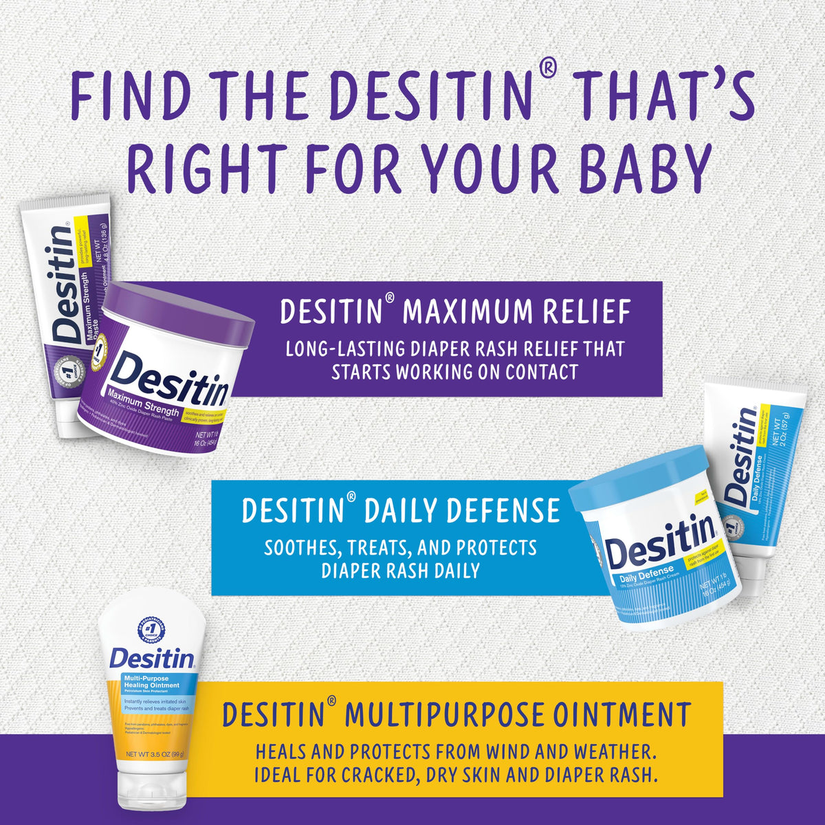 Desitin Maximum Strength Diaper Rash Paste, 40% Zinc Oxide, 4.8 oz