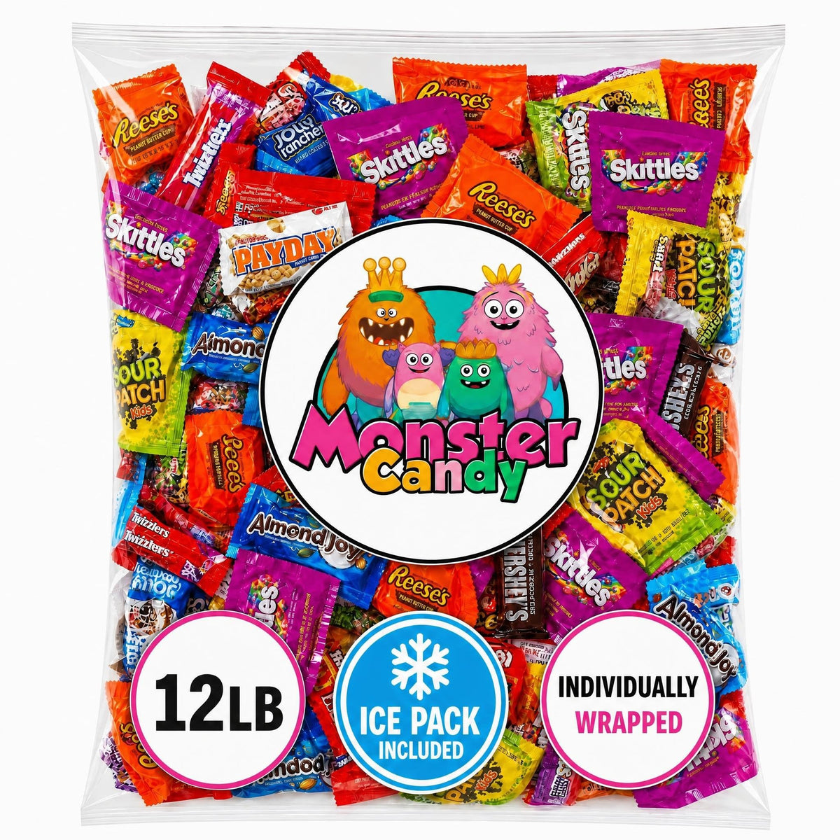 Chocolate and Candy Party Favor Mix - 12 lb Pinata Stuffers - Goodie Bag Stuffers for Kids Party Favors - Chocolate Candy Variety Pack Bulk - Bulk