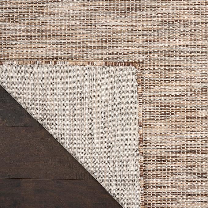 Nourison Home Positano 10' x 14' Beige Fabric Modern Area Rug (10' x 14')
