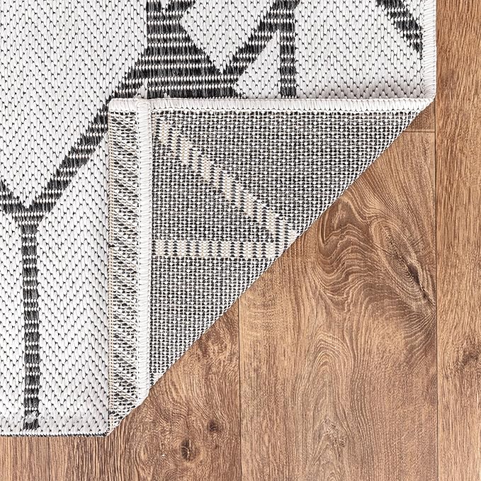 Keen Home Design Terrace Outdoor Area Rug - 8x10 Washable Indoor/Outdoor Rug for Patio, Kitchen, Balcony, Beach, Garden, Deck and Porch, Size: 7'7"x10'