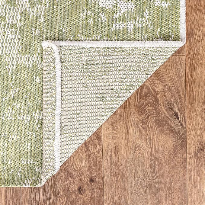 Keen Home Design Terrace Outdoor Runner Rug - 2x10 Washable Indoor/Outdoor Rug for Patio, Kitchen, Balcony, Beach, Garden, Deck and Porch, Size: 2'2"x9'11"