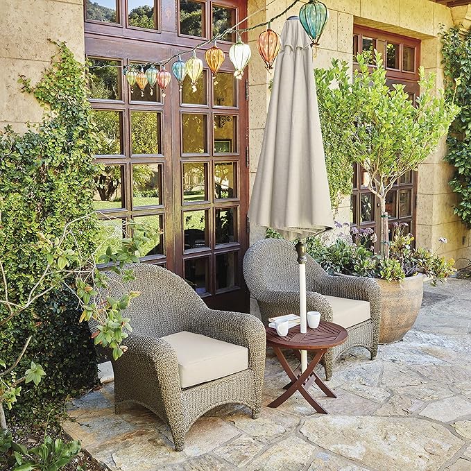 Classic Accessories Montlake Water-Resistant 21 x 22 x 4 Inch Patio Lounge Back Cushion, Antique Beige, Outdoor Loveseat Cushions