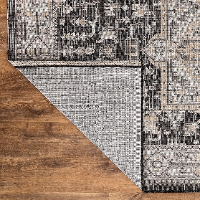 Keen Home Design Terrace Outdoor Runner Rug - 2x10 Washable Indoor/Outdoor Rug for Patio, Kitchen, Balcony, Beach, Garden, Deck and Porch, Size: 2'2"x9'11"