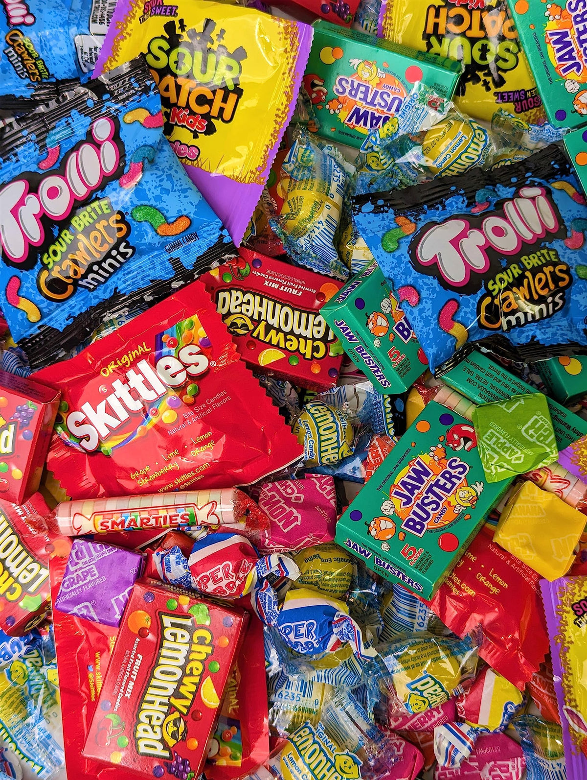 Pinata Candy Mix- Assorted Candy Variety Pack - 2 lb - Individually Wrapped - Piñata Mix - Sour Candies, Bubble Gum, Fruity Sweets, Chewy Sweets