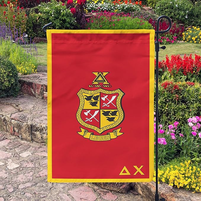 Delta Chi Licensed Flag Garden Flag Banner Yard Decor Outdoor Decoration (Delta Chi #1)