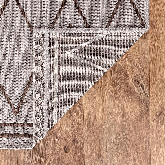 Keen Home Design Terrace Outdoor Area Rug - 12x15 Washable Indoor/Outdoor Rug for Patio, Kitchen, Balcony, Beach, Garden, Deck and Porch, Size: 12'x15'