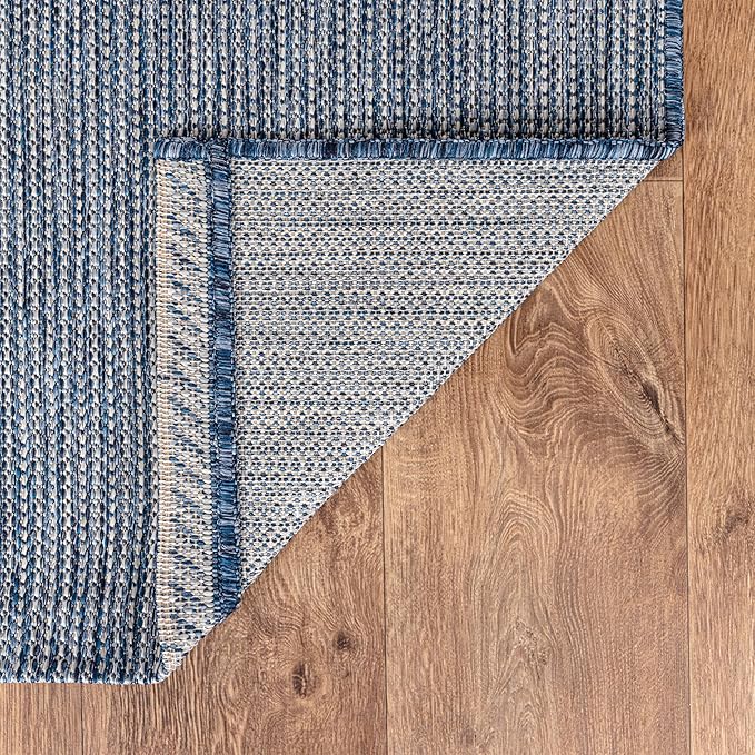 Keen Home Design Terrace Outdoor Area Rug - 4x6 Washable Indoor/Outdoor Rug for Patio, Kitchen, Balcony, Beach, Garden, Deck and Porch, Size: 3'10"x5'7"