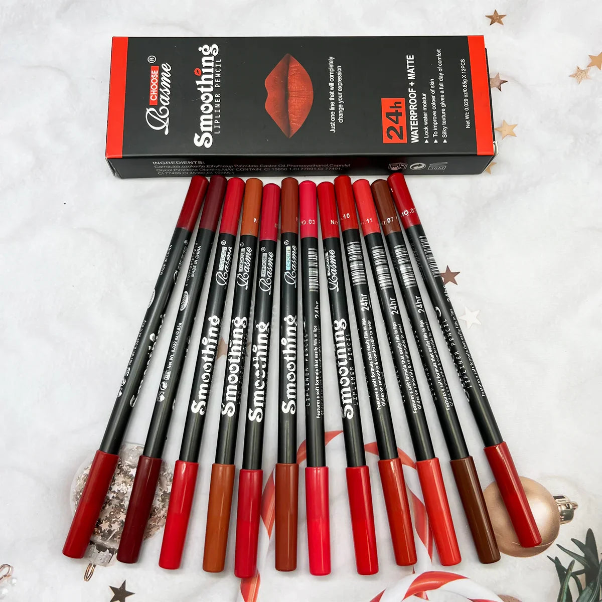 12PCS Matte Lipstick Gift Set
