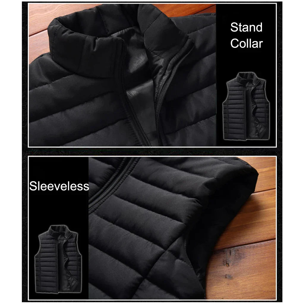 Aiwetin Men’s Cotton-Padded Vest