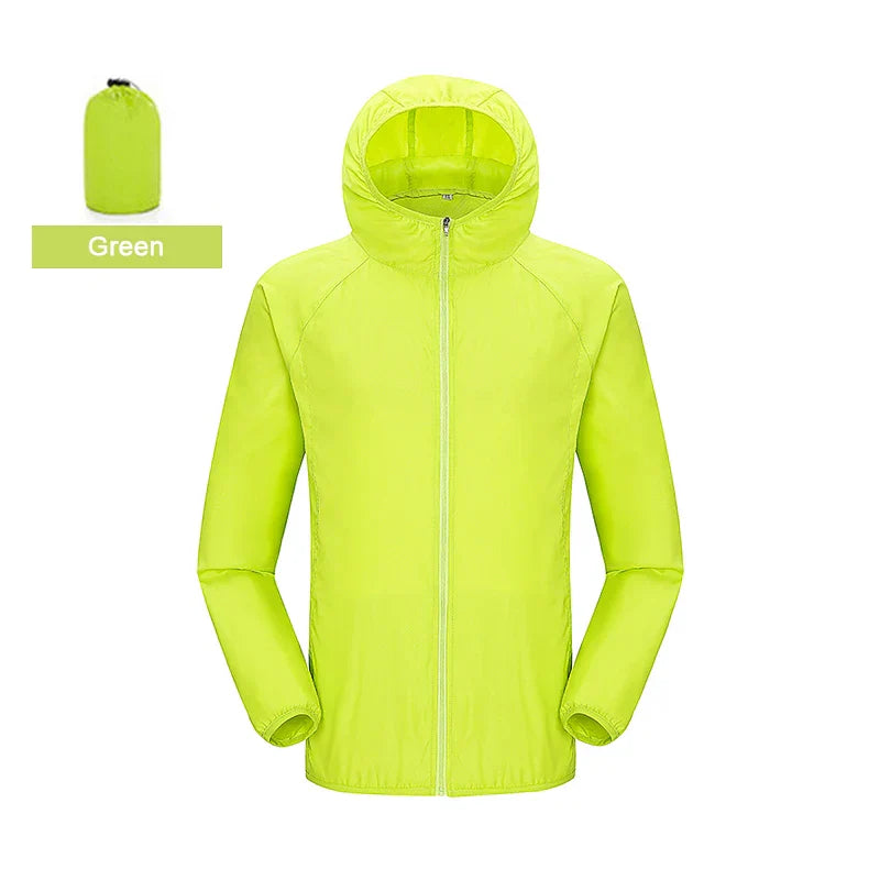 LNGXO Unisex Waterproof Windbreaker