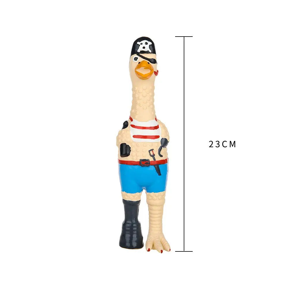 Funny Squeaky Chicken Dog Toy