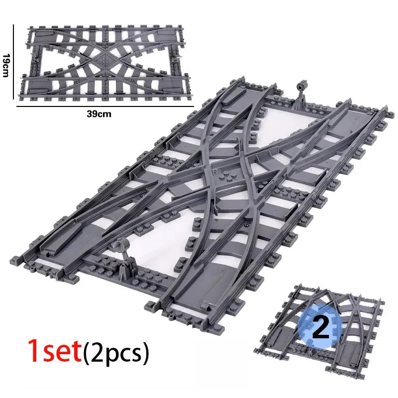City Train Station Building Blocks